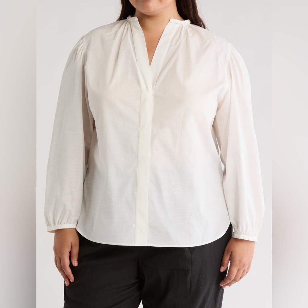 Vince Elegant White Women's Top. Ladies 1X - Picture 1 of 15